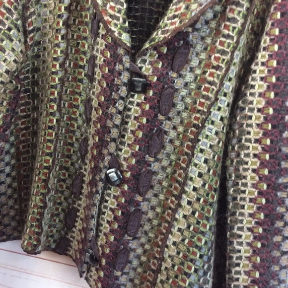 Neil & David. Cardigan Blazer. Multi toned. - Picture 3 of 5